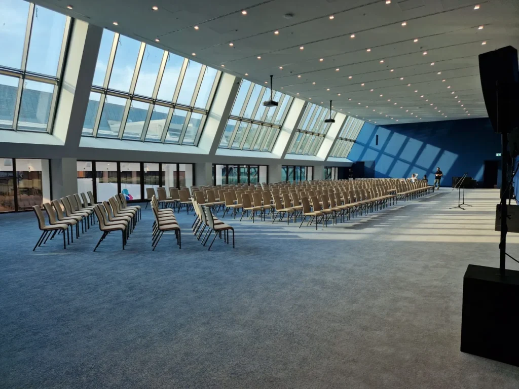 The Amphitheatre hall at Sava Centar, where conference sessions are held